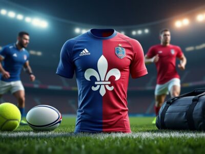 découvrez les nombreux avantages d'un maillot stade français orné de la fleur de lys pour vos activités sportives. alliant confort, style et performance, ce maillot vous permettra de soutenir votre équipe tout en bénéficiant d'une liberté de mouvement optimale. que ce soit sur le terrain ou dans les gradins, arborez fièrement vos couleurs et profitez d'un textile adapté à toutes vos performances sportives.