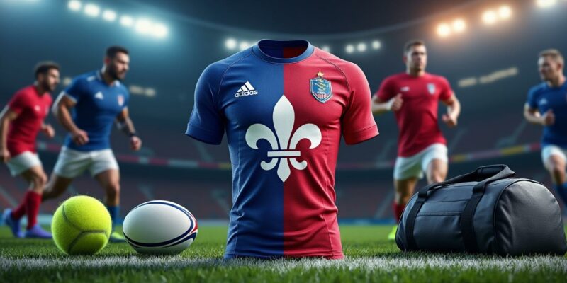 découvrez les nombreux avantages d'un maillot stade français orné de la fleur de lys pour vos activités sportives. alliant confort, style et performance, ce maillot vous permettra de soutenir votre équipe tout en bénéficiant d'une liberté de mouvement optimale. que ce soit sur le terrain ou dans les gradins, arborez fièrement vos couleurs et profitez d'un textile adapté à toutes vos performances sportives.