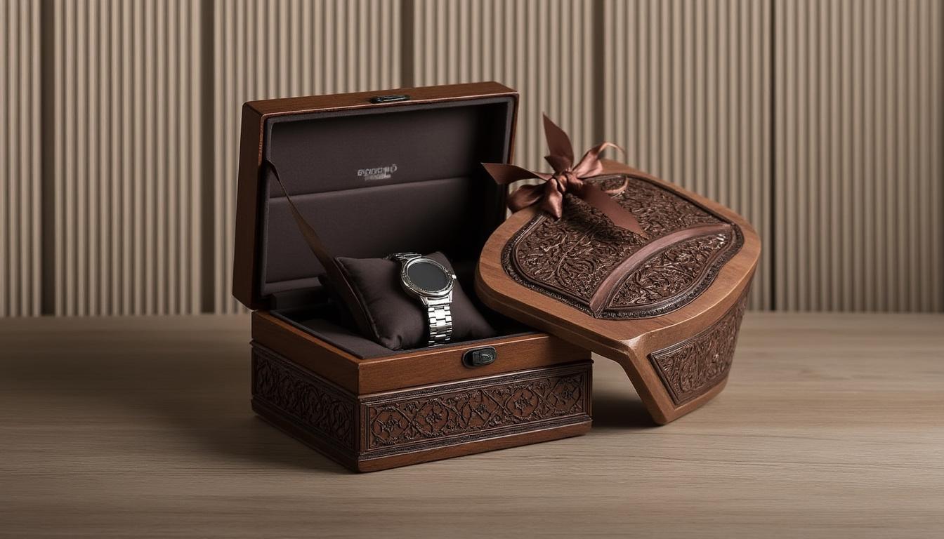 offrez un cadeau inoubliable avec notre coffret incluant une montre en bois artisanale. parfaite pour toutes les occasions, cette pièce unique allie élégance et originalité, faisant de chaque moment un souvenir précieux.