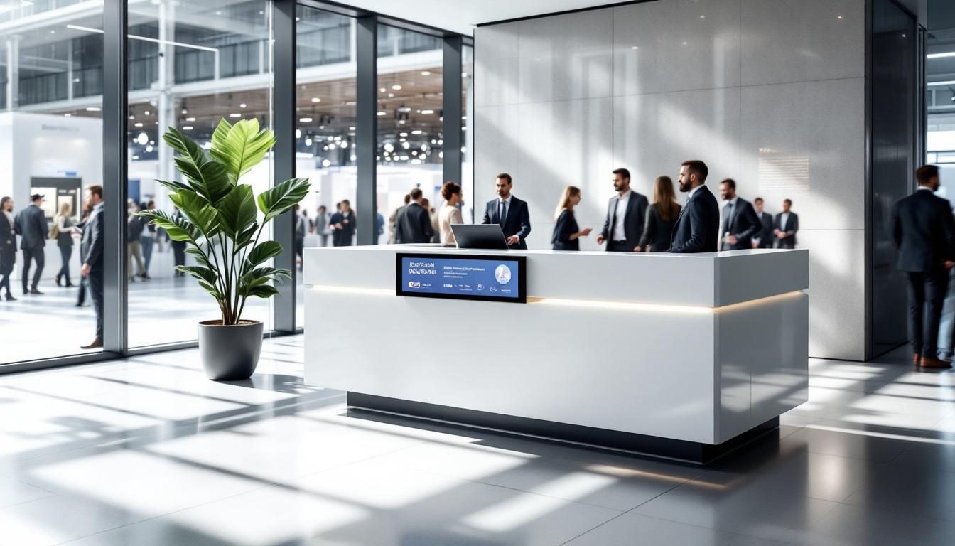 découvrez nos conseils pour choisir la meilleure banque d'accueil pour votre salon professionnel et assurer un accueil réussi à vos visiteurs.