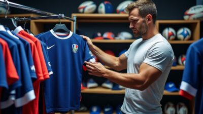 découvrez nos conseils pour choisir le maillot officiel de l'équipe de france de rugby 2019 avec fierté. apprenez à sélectionner la taille idéale, le design qui vous correspond et la manière de le porter pour afficher votre soutien à l'équipe nationale avec style.