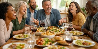 découvrez comment poser des questions inattendues et amusantes peut transformer un repas ordinaire en un moment de rire et de convivialité.