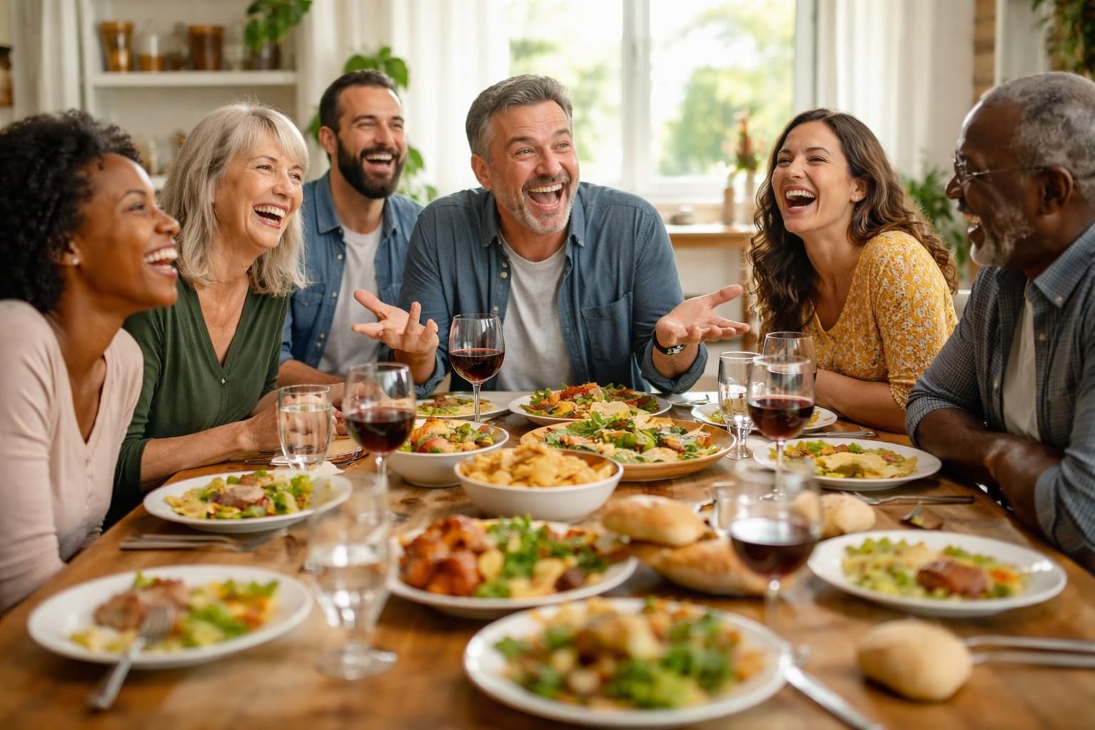 découvrez comment poser des questions inattendues et amusantes peut transformer un repas ordinaire en un moment de rire et de convivialité.