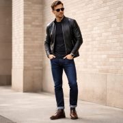découvrez comment associer parfaitement vos chaussures avec une veste en cuir pour un style masculin tendance et élégant.