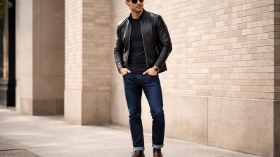 découvrez comment associer parfaitement vos chaussures avec une veste en cuir pour un style masculin tendance et élégant.