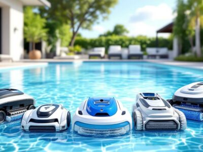 découvrez notre comparatif des aspirateurs de piscine robots pour trouver celui qui correspond parfaitement à vos besoins et profitez d'une piscine toujours propre sans effort.