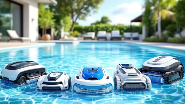 découvrez notre comparatif des aspirateurs de piscine robots pour trouver celui qui correspond parfaitement à vos besoins et profitez d'une piscine toujours propre sans effort.