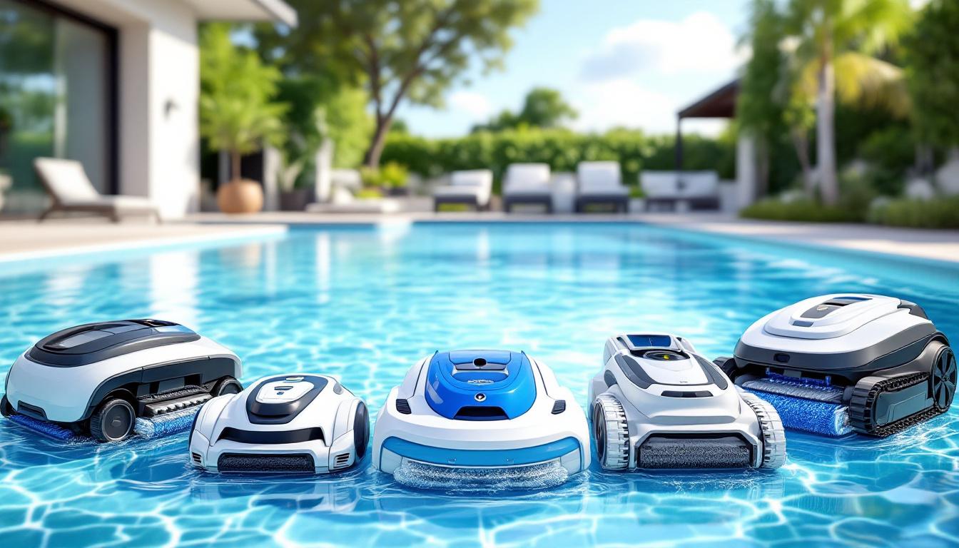 découvrez notre comparatif des aspirateurs de piscine robots pour trouver celui qui correspond parfaitement à vos besoins et profitez d'une piscine toujours propre sans effort.