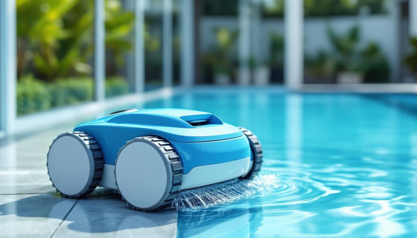 découvrez notre comparatif des aspirateurs de piscine robot pour choisir celui qui correspond parfaitement à vos besoins et profiter d'une piscine toujours propre.