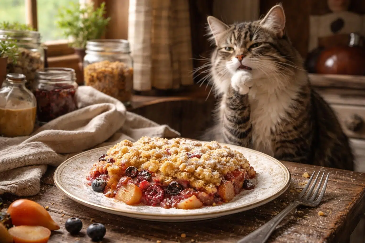 découvrez le crumble du chat qui tousse, une recette unique qui marie parfaitement tradition culinaire et créativité pour un dessert savoureux et original.
