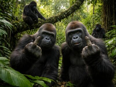 explorez le comportement surprenant des gorilles dans leur habitat naturel, avec un regard amusant sur leurs gestes inattendus et leur vie sauvage fascinante.