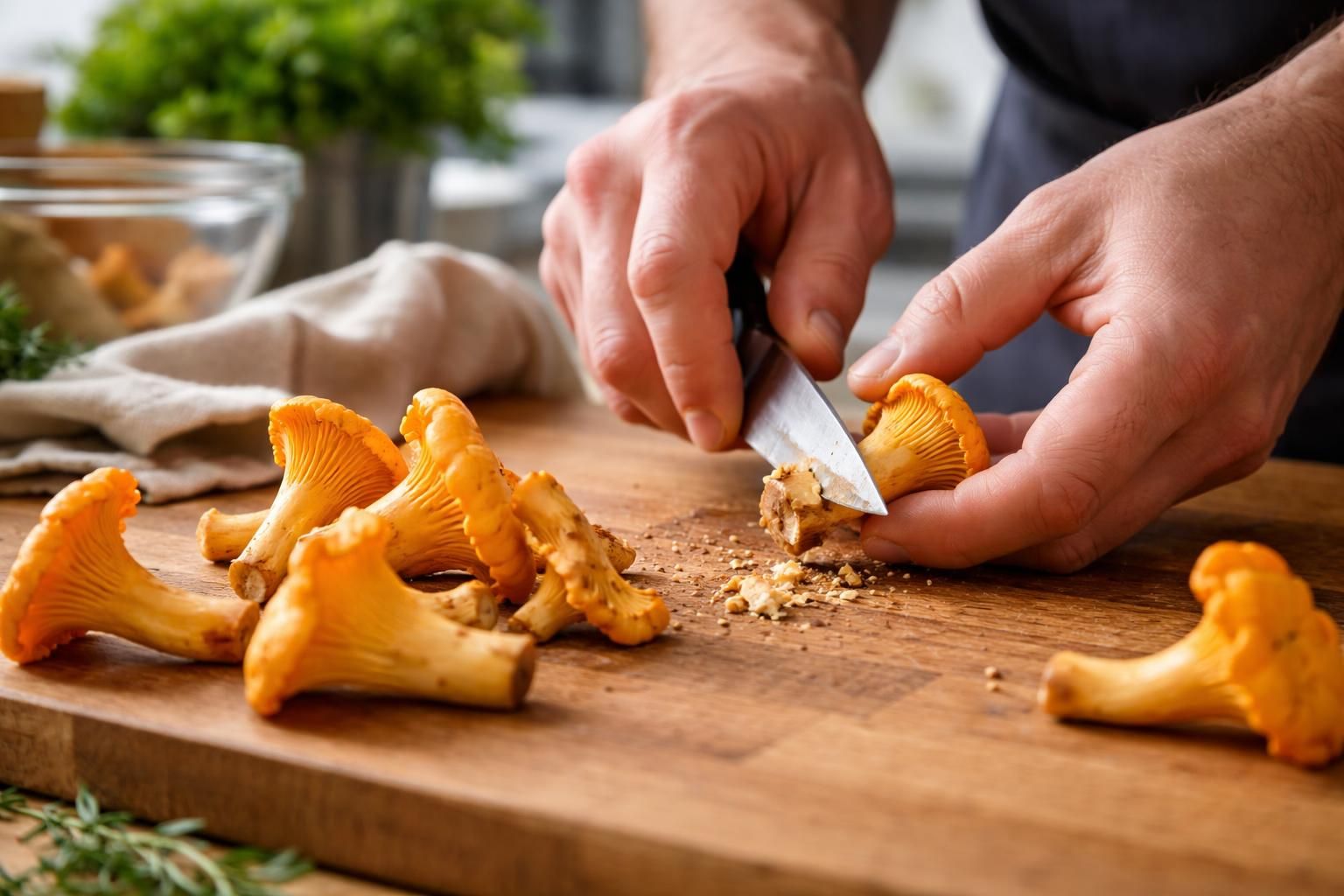 apprenez les astuces des chefs pour nettoyer les chanterelles rapidement et efficacement, afin de préparer ce délicieux champignon en toute simplicité.