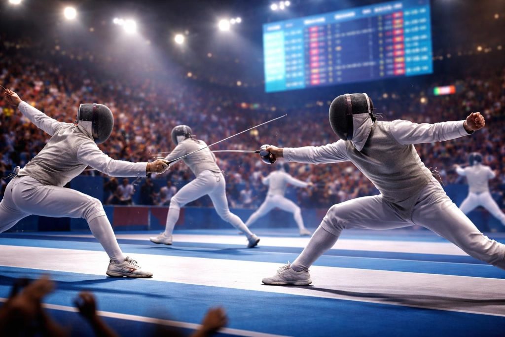 consultez le calendrier complet et les résultats des épreuves d'escrime aux jeux olympiques pour encourager vos athlètes favoris et ne rien manquer de la compétition.