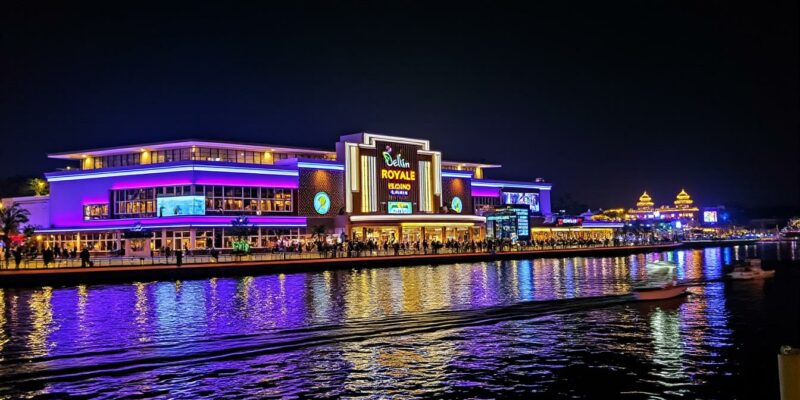 plongez dans l'univers luxueux du casino deltin royale à goa, en inde. profitez d'une expérience inoubliable mêlant jeux d'exception, divertissements et vues splendides sur la rivière mandovi.