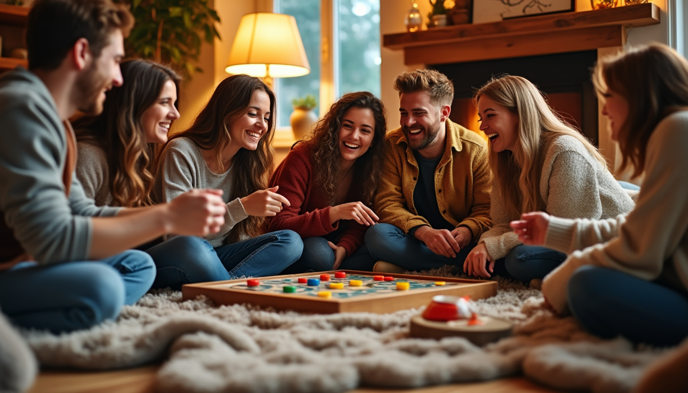explorez comment les jeux de société conviviaux rassemblent toutes les générations, favorisent le partage et stimulent l'esprit, pour des moments de plaisir inoubliables en famille ou entre amis.