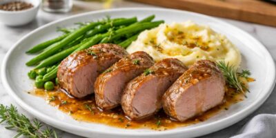 découvrez la recette express du filet mignon de porc du chef, prête en seulement 10 minutes pour un repas savoureux et rapide.