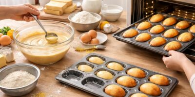découvrez la meilleure recette de madeleine avec notre guide pas à pas spécialement conçu pour les débutants. réalisez des madeleines moelleuses et délicieuses facilement chez vous !