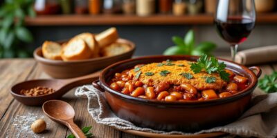 découvrez notre recette de cassoulet express au cookeo, un plat savoureux et réconfortant idéal pour partager des soirées en famille. préparez ce classique de la cuisine française en un rien de temps et régalez vos proches avec des saveurs authentiques et chaleureuses.