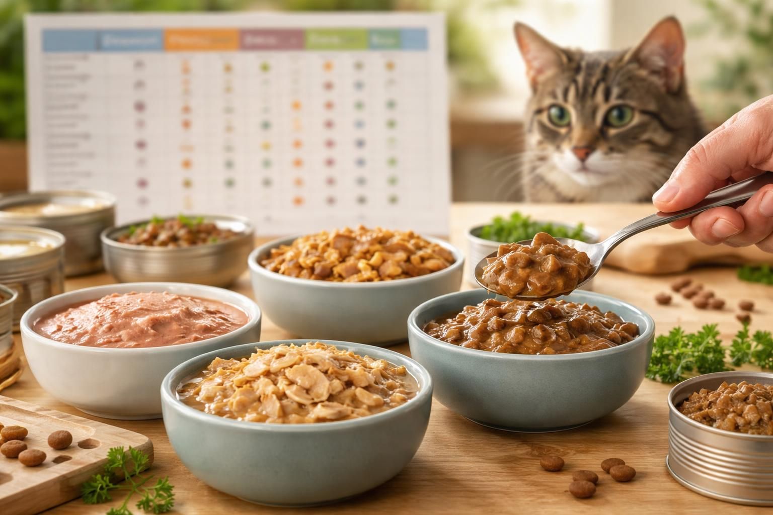 découvrez notre guide ultime du tableau comparatif de la pâtée pour chat. toutes les informations essentielles pour choisir la meilleure alimentation pour votre félin.
