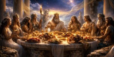 explorez le mystère du repas des dieux de l'olympe et plongez au cœur de la mythologie grecque pour découvrir les secrets divins et légendaires de ce festin céleste.