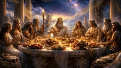 explorez le mystère du repas des dieux de l'olympe et plongez au cœur de la mythologie grecque pour découvrir les secrets divins et légendaires de ce festin céleste.