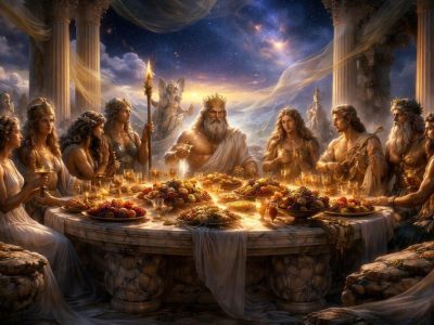 explorez le mystère du repas des dieux de l'olympe et plongez au cœur de la mythologie grecque pour découvrir les secrets divins et légendaires de ce festin céleste.