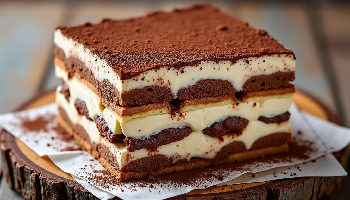 découvrez le tiramisu au thé matcha de michalak, une délicieuse fusion de textures et de saveurs. ce dessert emblématique revisité allie l'onctuosité du mascarpone à l'amertume délicate du matcha, pour une expérience gustative inoubliable. offrez-vous ce mélange incontournable qui émerveillera vos papilles.