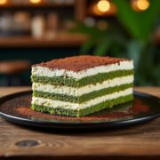 découvrez le tiramisu au thé matcha michalak, un dessert délicat qui marie harmonieusement la douceur du mascarpone et l'amertume subtile du matcha. une expérience gustative unique à ne pas manquer pour les amateurs de saveurs raffinées.