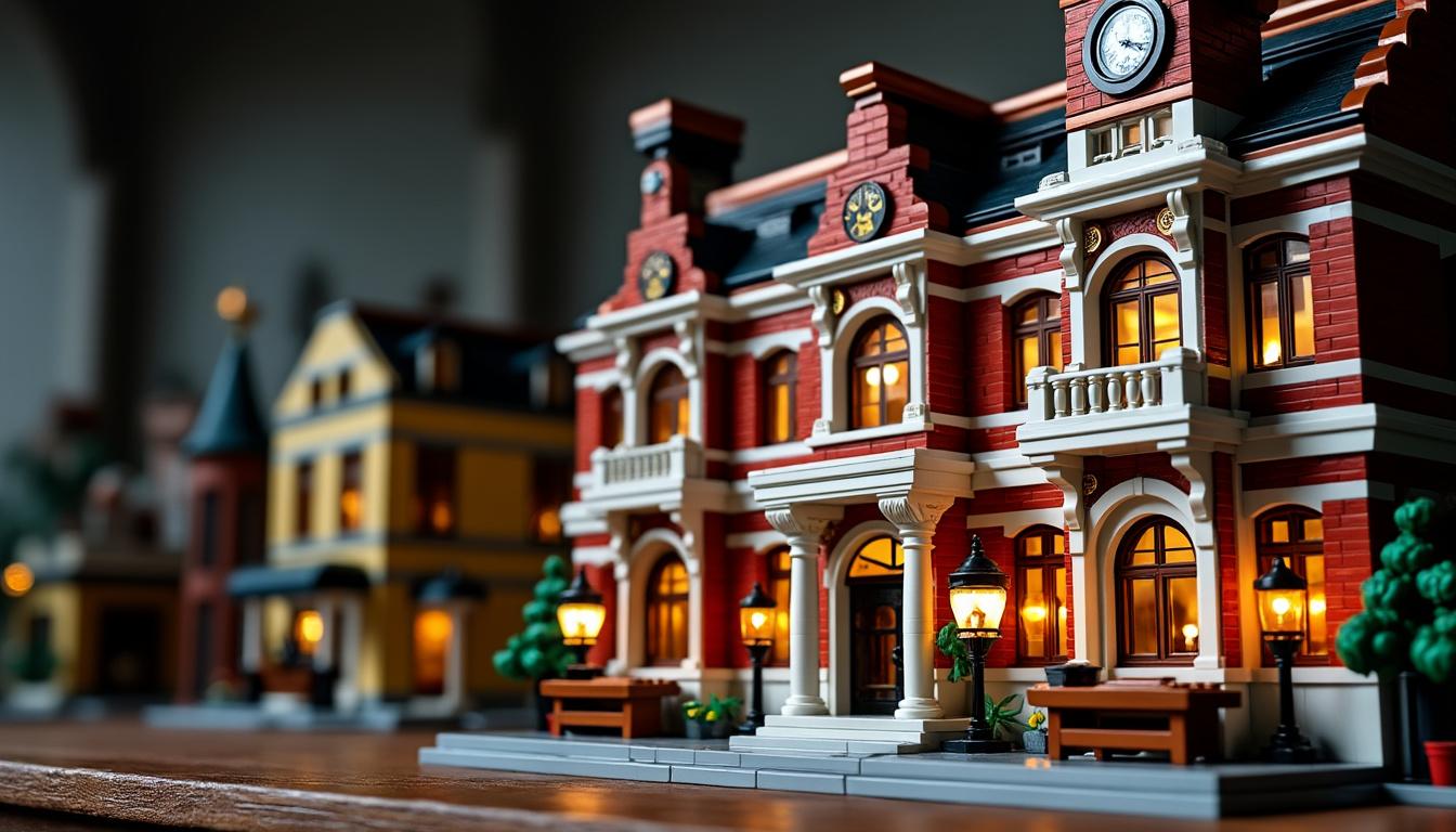 découvrez la mairie lego creator expert, un chef-d'œuvre à deux niveaux conçu pour les passionnés de construction. offrant des détails raffinés et un design authentique, ce set vous plongera dans l'univers captivant de la modélisation. parfait pour les amateurs et les collectionneurs, il promet des heures de créativité et de plaisir.