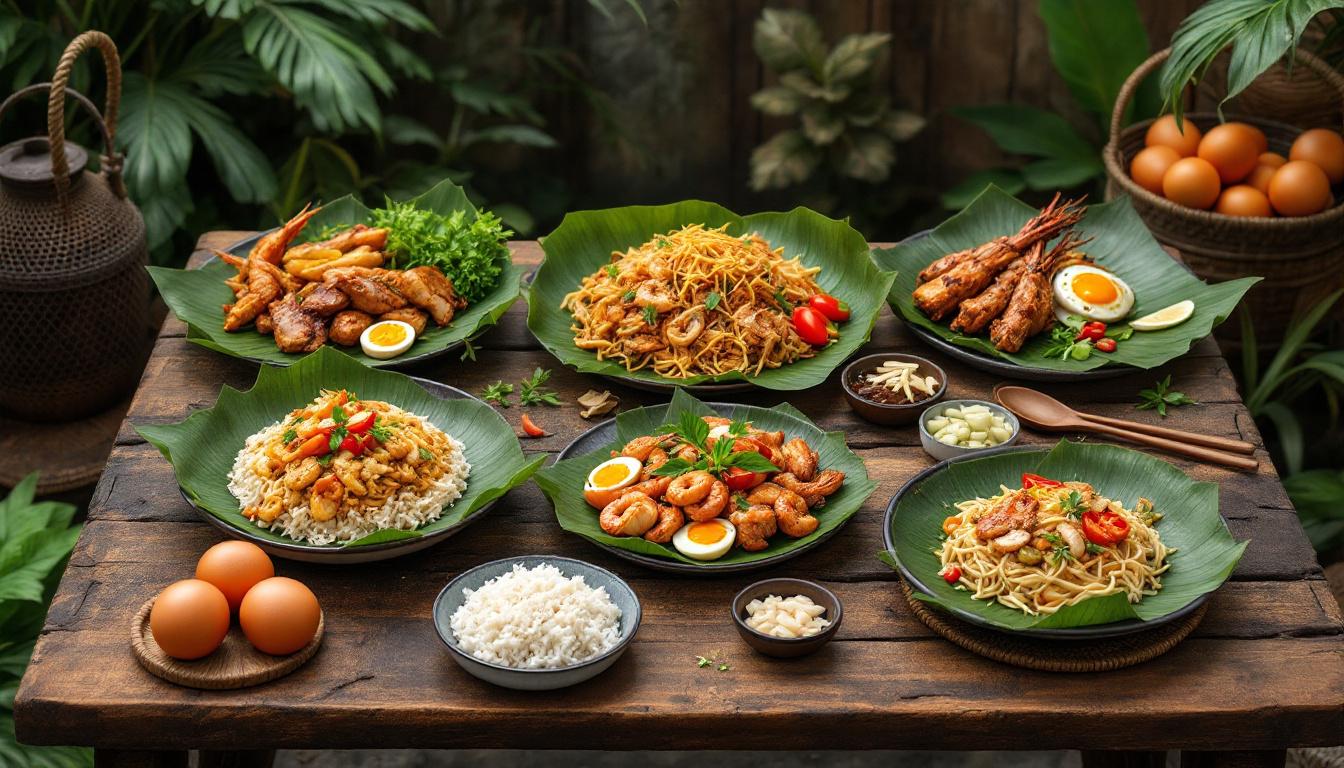 découvrez les 10 plats typiques incontournables à déguster lors de votre voyage à bali, pour une expérience culinaire authentique et savoureuse au cœur de l'île des dieux.