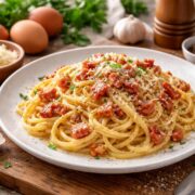 découvrez les secrets d'une carbonara express, facile et rapide à préparer, pour étonner vos invités avec un plat savoureux et authentique.