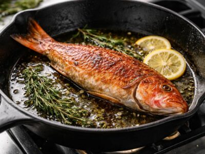 découvrez les astuces pour réussir une cuisson parfaite du rouget à la poêle et obtenir une peau délicieusement dorée et croustillante.