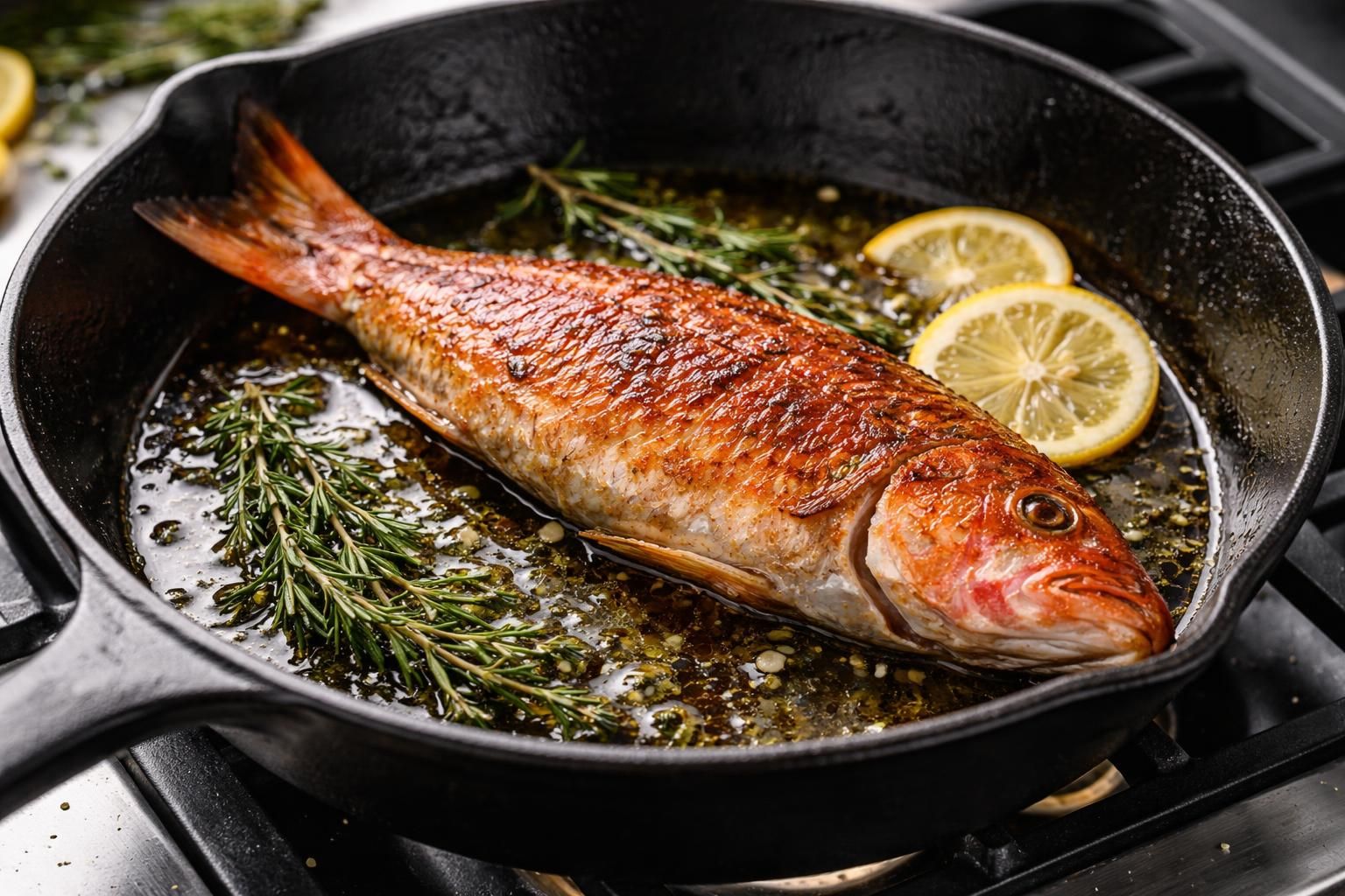 découvrez les astuces pour réussir une cuisson parfaite du rouget à la poêle et obtenir une peau délicieusement dorée et croustillante.