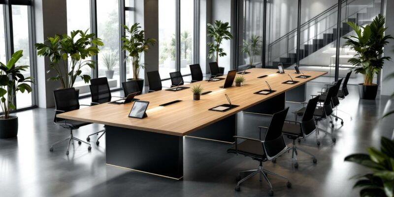 découvrez les dernières tendances des tables de réunion professionnelles adaptées aux séminaires, alliant design, fonctionnalité et confort pour optimiser vos sessions de travail.