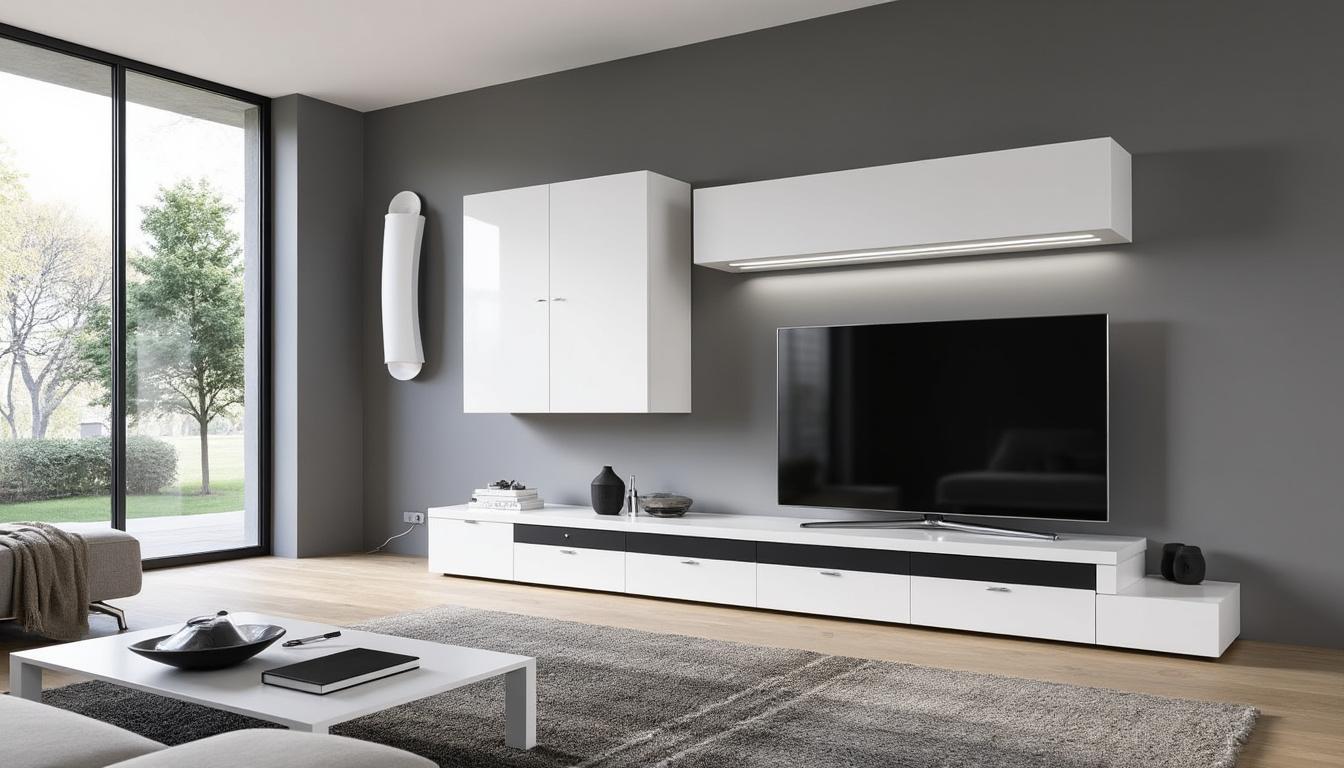 découvrez les meubles tv teneo en noir et blanc, parfaits pour transformer votre salon en un espace moderne et élégant. alliant design contemporain et fonctionnalité, ces meubles apportent une touche de sophistication à votre décoration intérieure.