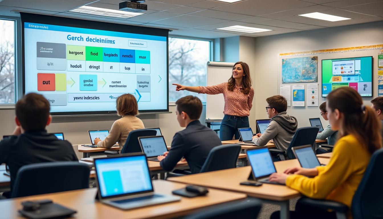 découvrez des outils numériques innovants pour faciliter l'apprentissage des tableaux des déclinaisons de l'allemand. améliorez votre compréhension de la langue allemande grâce à des ressources interactives et engageantes.