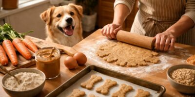découvrez une recette simple et rapide pour préparer des friandises maison délicieuses et saines pour votre chien, à faire en quelques minutes.