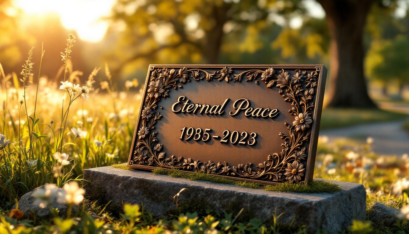 découvrez nos plaques funéraires personnalisées, un hommage durable et plein de sens pour honorer la mémoire de vos proches avec élégance et respect.