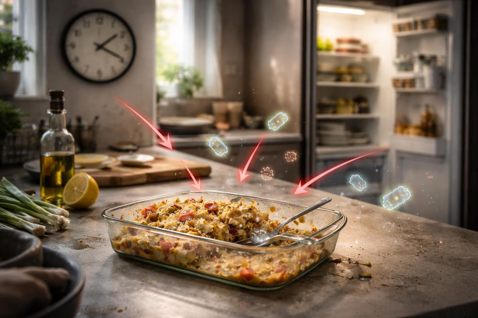 découvrez comment éviter les intoxications alimentaires en gérant correctement les plats oubliés hors du frigo. conseils pratiques pour garantir la sécurité de vos repas.