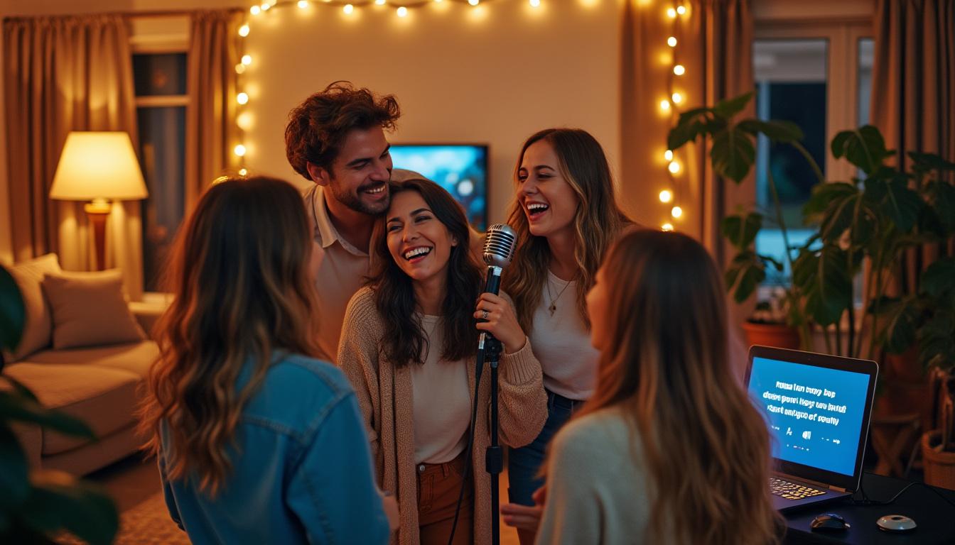découvrez tous les avantages d'une animation karaoké à domicile pour dynamiser vos soirées : ambiance conviviale, divertissement sur mesure, et moments inoubliables entre amis ou en famille.