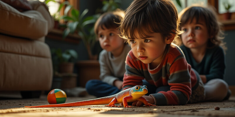 découvrez pourquoi la présence de salamandres dans la maison peut représenter un danger pour les enfants et apprenez à protéger votre foyer contre ces petits amphibiens.
