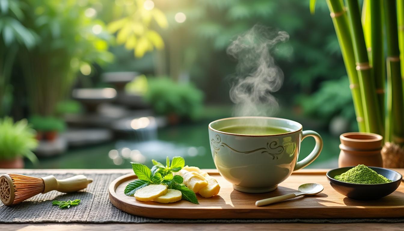 découvrez les bienfaits du thé vert japonais et comment l'intégrer facilement dans votre quotidien grâce à des recettes simples et savoureuses. profitez de ses vertus santé tout en savourant chaque tasse.