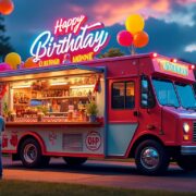 offrez une expérience gastronomique inoubliable à vos invités en louant un food truck original pour votre fête d'anniversaire. ambiance conviviale et menu sur mesure garantis !