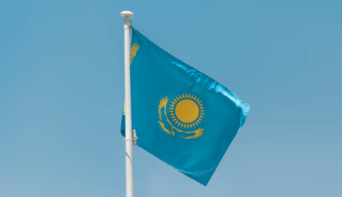 drapeau kazakh
