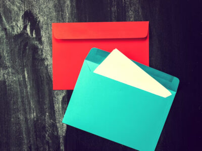 enveloppes couleurs