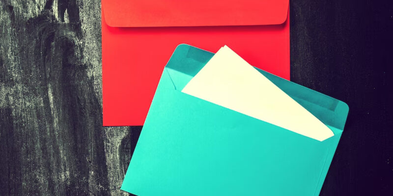 enveloppes couleurs