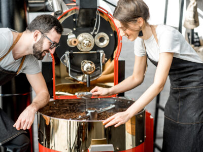 étapes torréfaction café