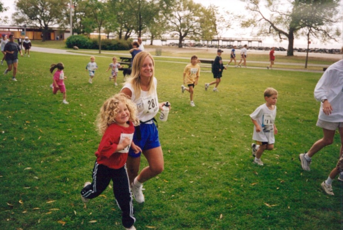 jogging en famille