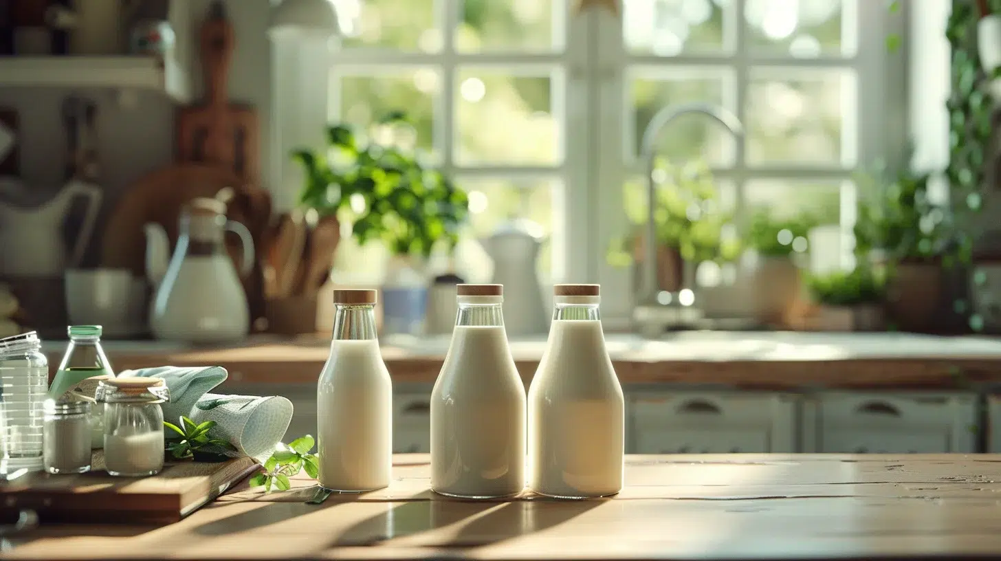 lait contre gaz