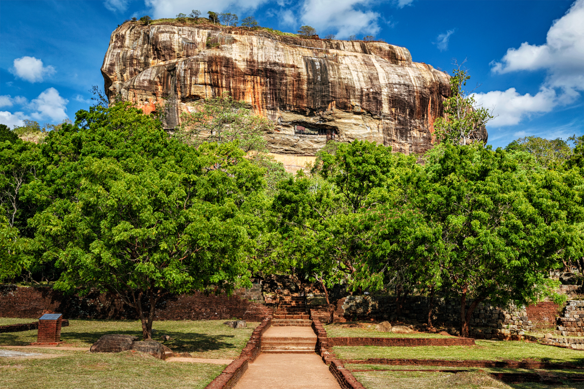 rocher du lion de Sigiriya
